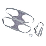 Pet Grooming Hammock Breathable Soft M Size Hammock Restraint Bag for Dogs Cats Nail Clipper Bathing Teeth Ears CleaningGray
