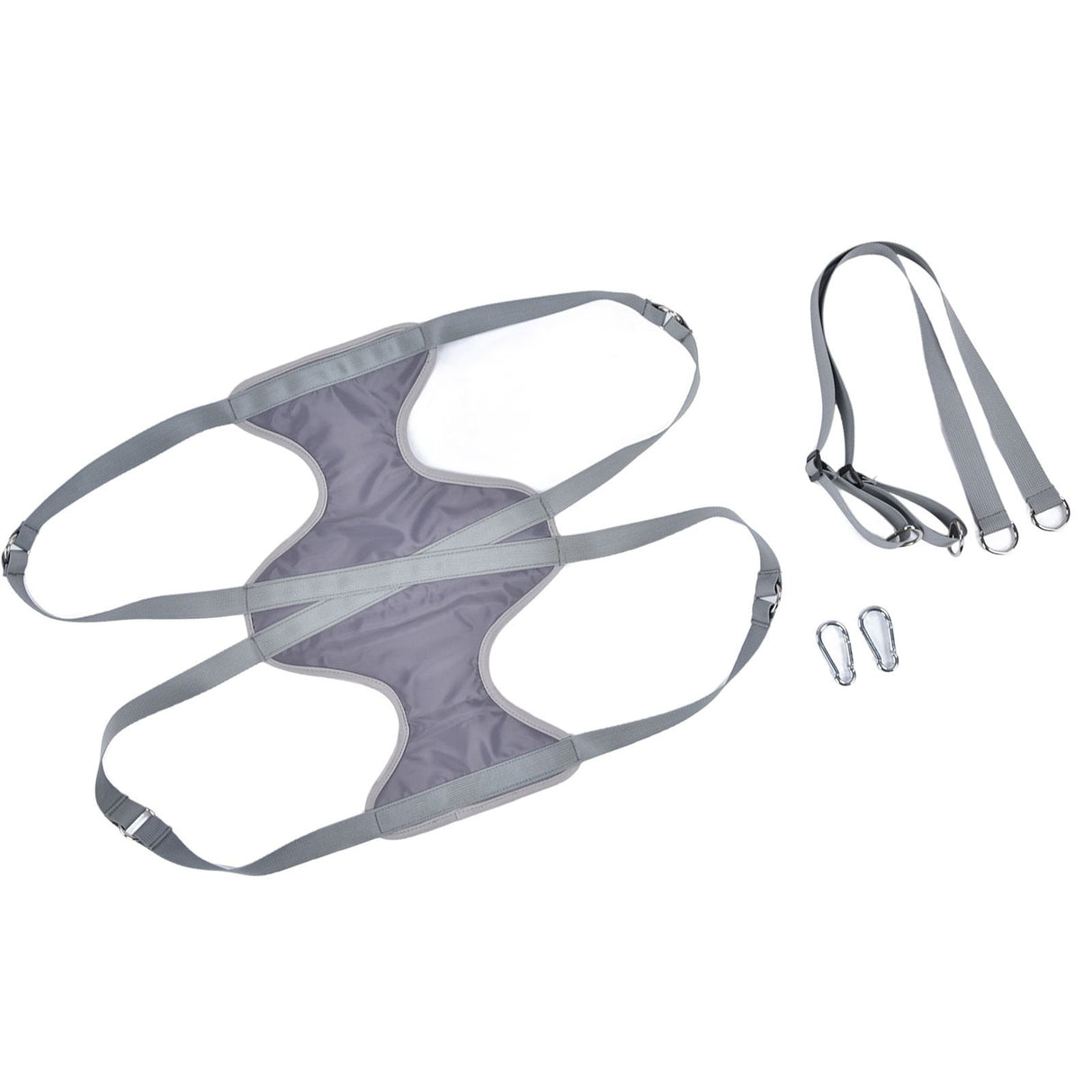 Pet Grooming Hammock Breathable Soft M Size Hammock Restraint Bag for Dogs Cats Nail Clipper Bathing Teeth Ears CleaningGray