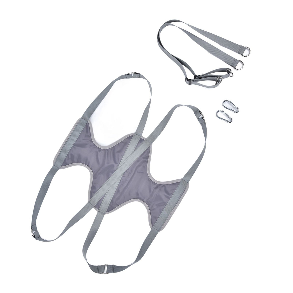 Pet Grooming Hammock Breathable Soft M Size Hammock Restraint Bag for Dogs Cats Nail Clipper Bathing Teeth Ears CleaningGray