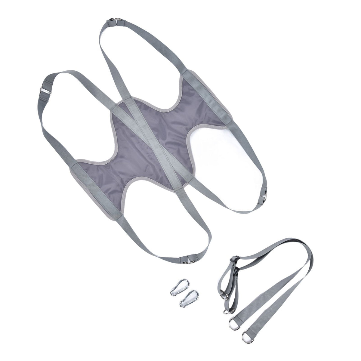 Pet Grooming Hammock Breathable Soft M Size Hammock Restraint Bag for Dogs Cats Nail Clipper Bathing Teeth Ears CleaningGray