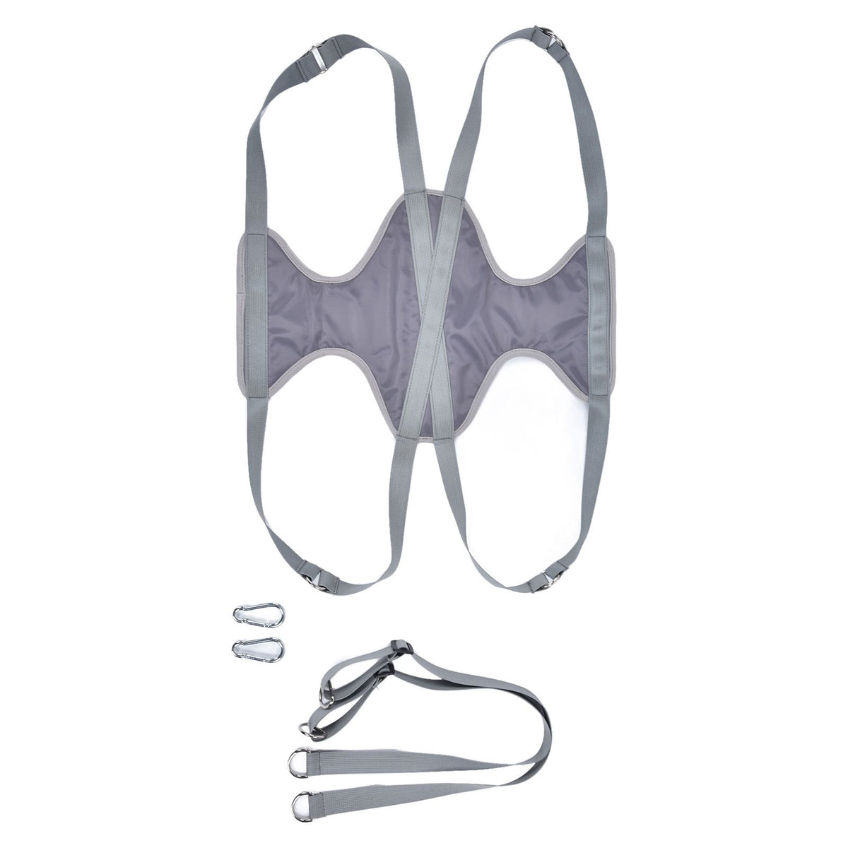 Pet Grooming Hammock Breathable Soft M Size Hammock Restraint Bag for Dogs Cats Nail Clipper Bathing Teeth Ears CleaningGray