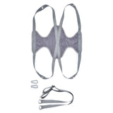 Pet Grooming Hammock Breathable Soft M Size Hammock Restraint Bag for Dogs Cats Nail Clipper Bathing Teeth Ears CleaningGray - Extra Image