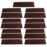 15Pcs Stair Treads 8x30in Anti Skid Polyester Fiber High Safety Easy Installation Durable Low Noise Stair Treads Carpet