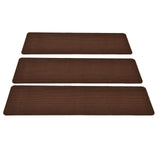 15Pcs Stair Treads 8x30in Anti Skid Polyester Fiber High Safety Easy Installation Durable Low Noise Stair Treads Carpet - Extra Image
