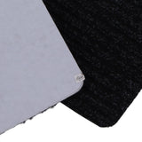 15 Pcs Stair Treads Cuttable Polyester Non Slip Soft Self Adhesive Stair Stripe Floor Mat CarpetBlack White Stripes