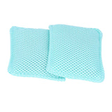 2PCS Dish Scrubber Eco Friendly Reusable Dish Cloth Rag Kitchen Cleaning Tool for Household - Top-Down View