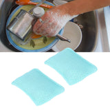 2PCS Dish Scrubber Eco Friendly Reusable Dish Cloth Rag Kitchen Cleaning Tool for Household - Extra Image