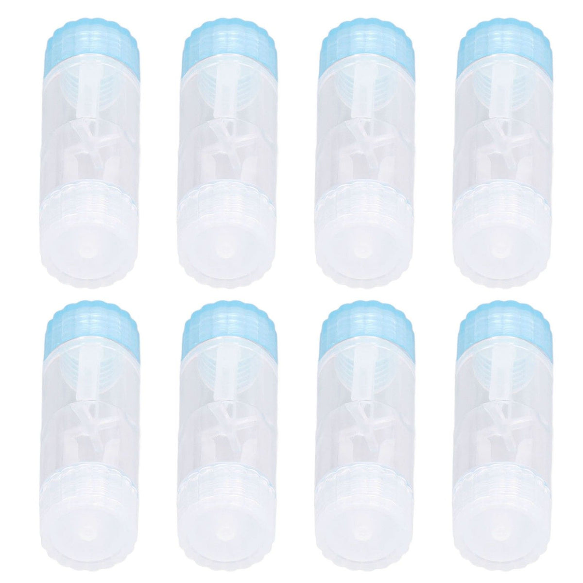 12PCS Contact Lens Case Transparent Portable ABS Contact Lens Box for Teen Travel Outdoor Daily Use