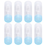 12PCS Contact Lens Case Transparent Portable ABS Contact Lens Box for Teen Travel Outdoor Daily Use