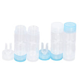 12PCS Contact Lens Case Transparent Portable ABS Contact Lens Box for Teen Travel Outdoor Daily Use