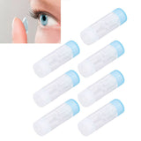 12PCS Contact Lens Case Transparent Portable ABS Contact Lens Box for Teen Travel Outdoor Daily Use