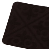 15 Pcs Stair Treads Non Slip Soft Dirt Resistant European Style Pattern Stair Tread Mat CarpetBrown European Embossing