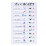 Chore Chart Memo Boards Portable Detachable Message Board Feel Comfortable PVC Kids Chore Chart for Kids Learn PlanningMY CHORES