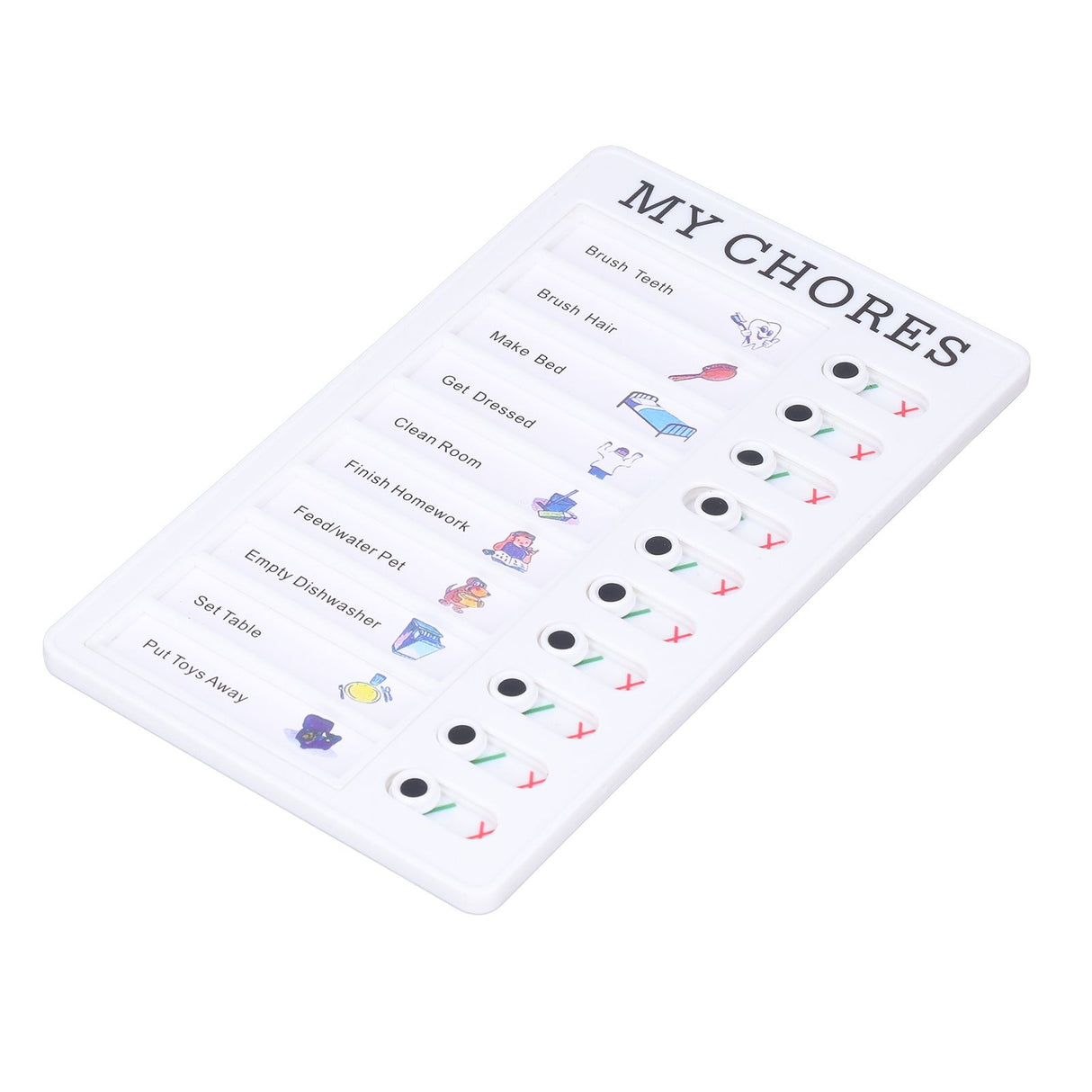 Chore Chart Memo Boards Portable Detachable Message Board Feel Comfortable PVC Kids Chore Chart for Kids Learn PlanningMY CHORES
