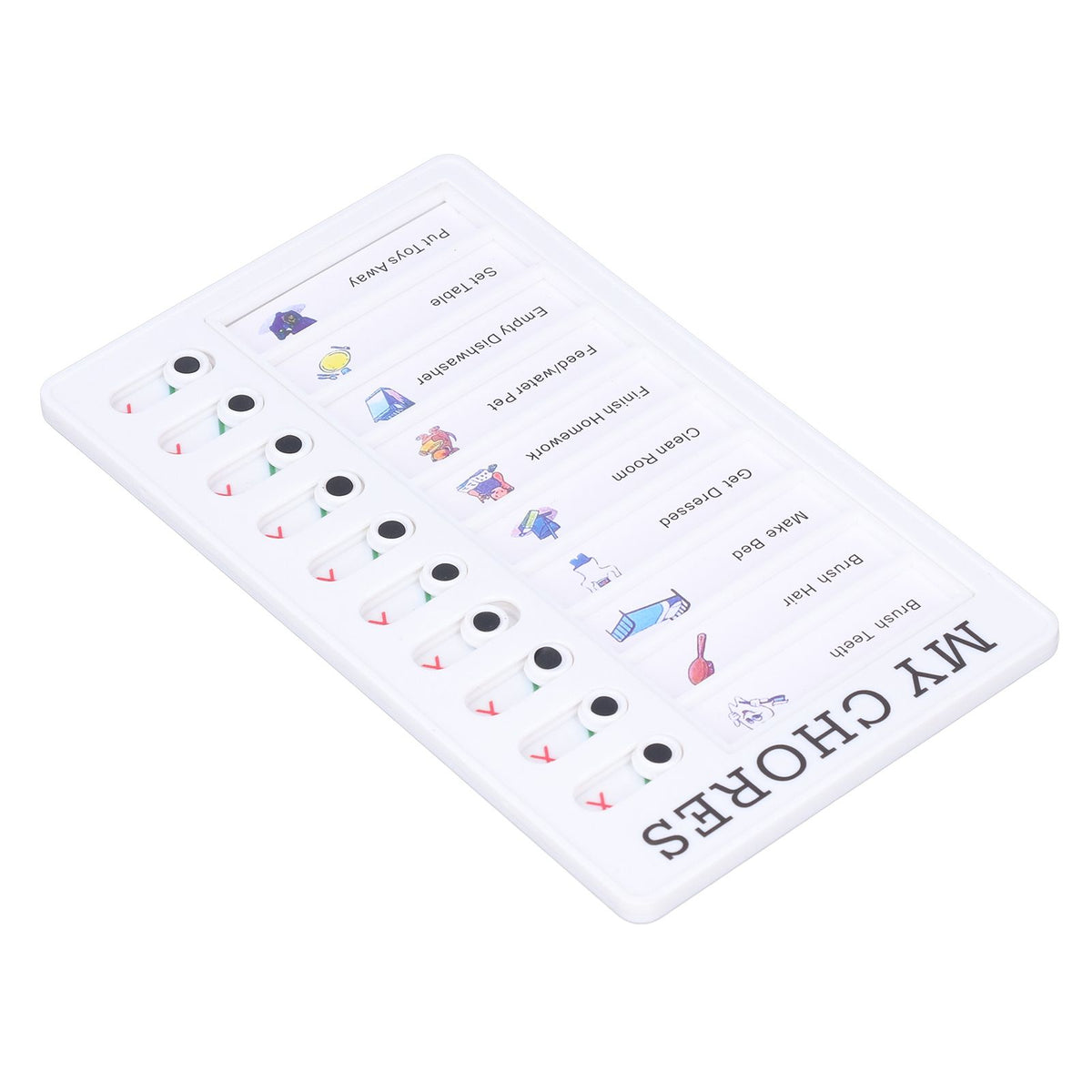 Chore Chart Memo Boards Portable Detachable Message Board Feel Comfortable PVC Kids Chore Chart for Kids Learn PlanningMY CHORES