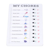 Chore Chart Memo Boards Portable Detachable Message Board Feel Comfortable PVC Kids Chore Chart for Kids Learn PlanningMY CHORES