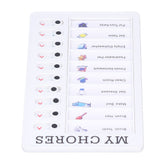 Chore Chart Memo Boards Portable Detachable Message Board Feel Comfortable PVC Kids Chore Chart for Kids Learn PlanningMY CHORES
