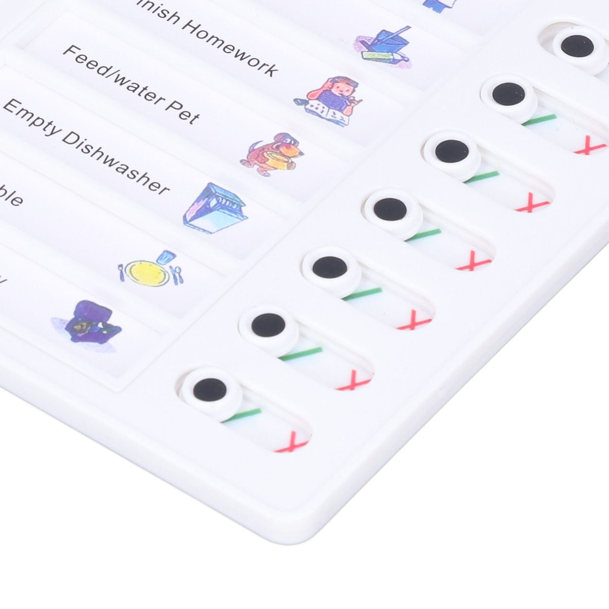Chore Chart Memo Boards Portable Detachable Message Board Feel Comfortable PVC Kids Chore Chart for Kids Learn PlanningMY CHORES