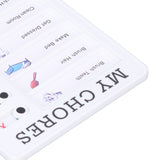 Chore Chart Memo Boards Portable Detachable Message Board Feel Comfortable PVC Kids Chore Chart for Kids Learn PlanningMY CHORES - Extra Image