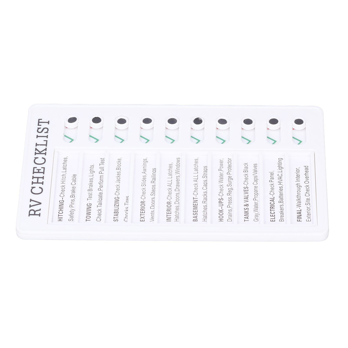 Chore Chart Memo Boards Portable Detachable Message Board Feel Comfortable PVC Kids Chore Chart for Kids Learn PlanningRV CHECKLIST