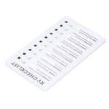 Chore Chart Memo Boards Portable Detachable Message Board Feel Comfortable PVC Kids Chore Chart for Kids Learn PlanningRV CHECKLIST - Rear View