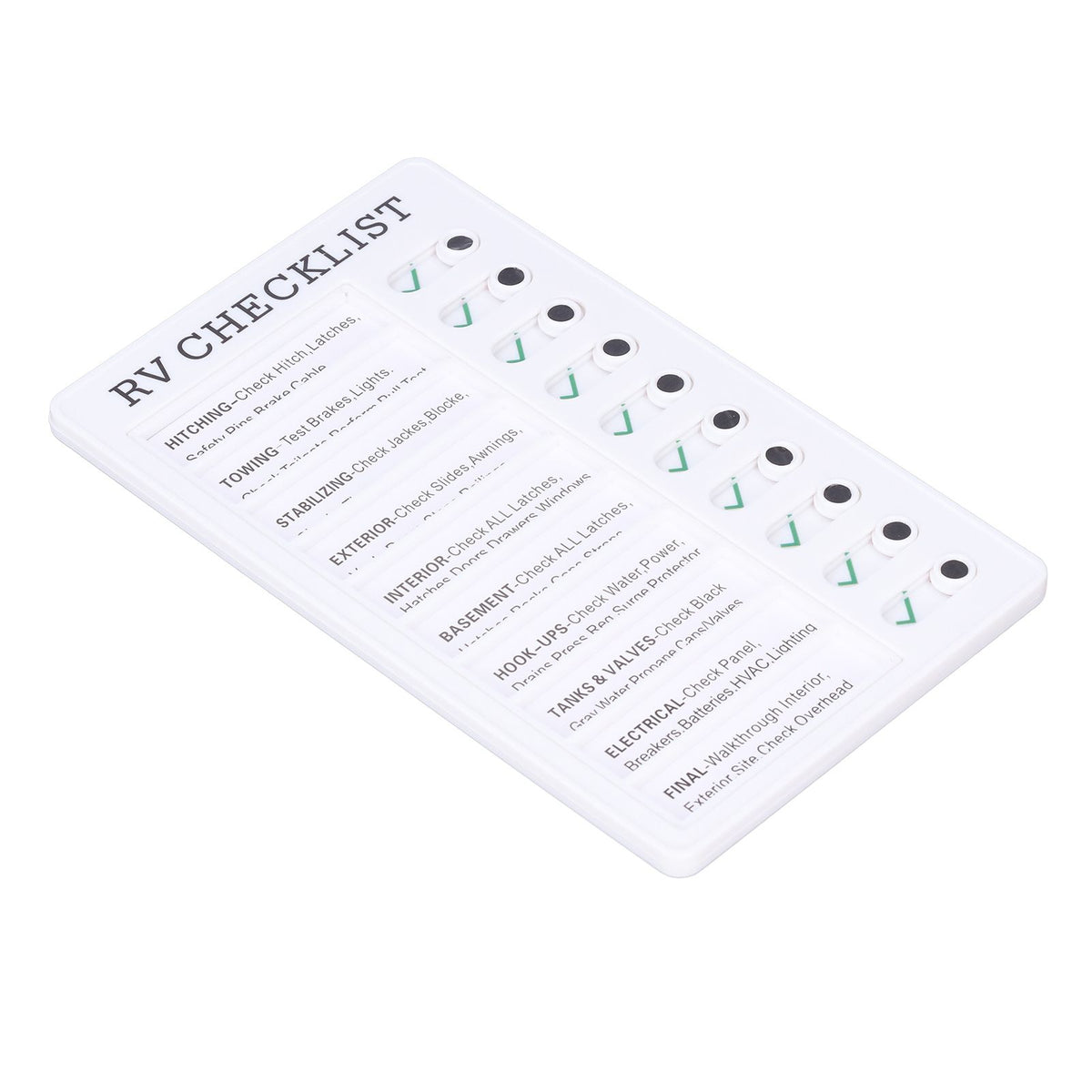 Chore Chart Memo Boards Portable Detachable Message Board Feel Comfortable PVC Kids Chore Chart for Kids Learn PlanningRV CHECKLIST