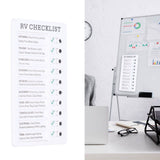 Chore Chart Memo Boards Portable Detachable Message Board Feel Comfortable PVC Kids Chore Chart for Kids Learn PlanningRV CHECKLIST - Extra Image