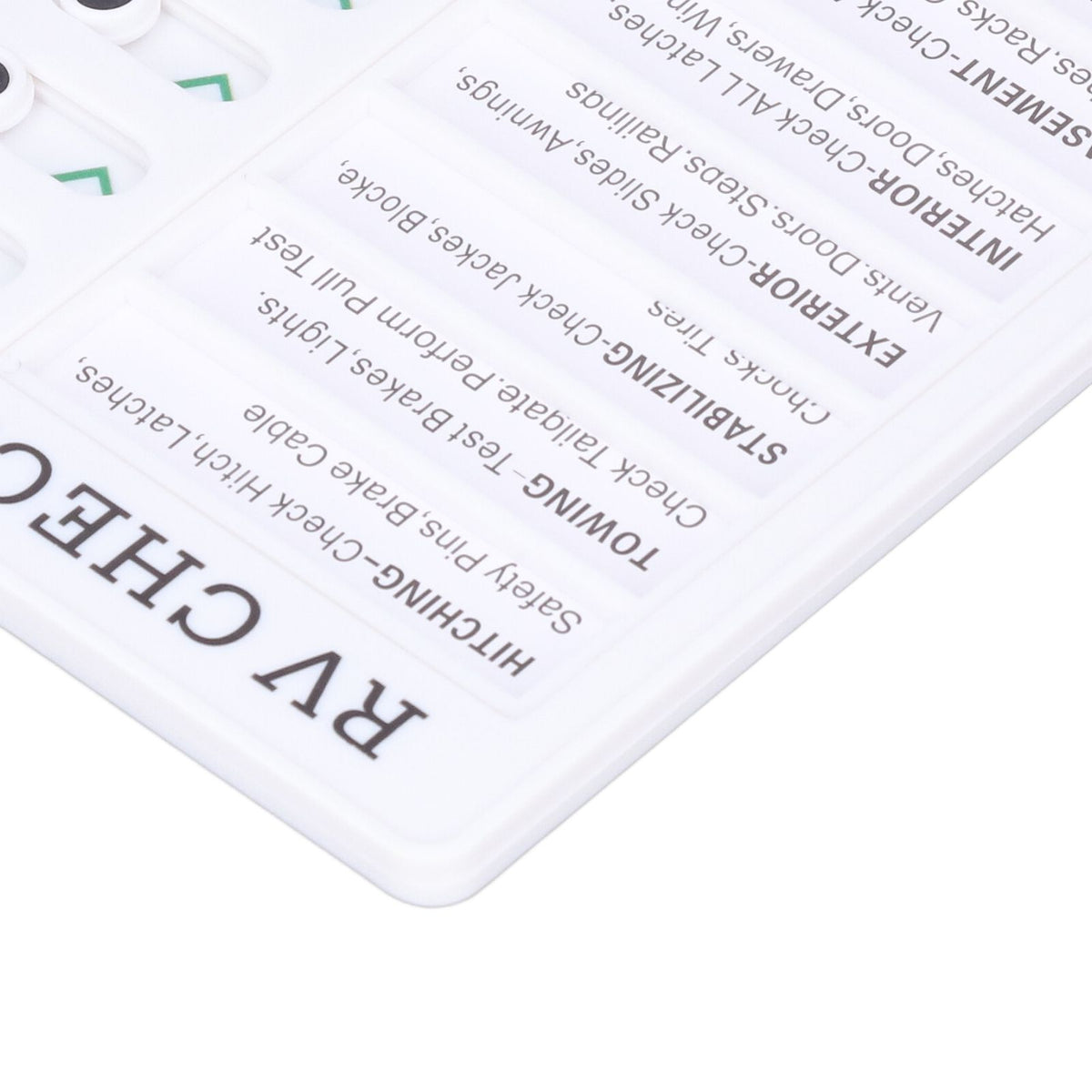 Chore Chart Memo Boards Portable Detachable Message Board Feel Comfortable PVC Kids Chore Chart for Kids Learn PlanningRV CHECKLIST