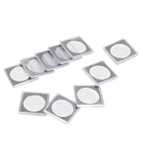 10PCS Coin Holder High Transparency Wear Resistant Environmental Acrylic Quadrate Coin Case for Coin Collection