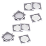 10PCS Coin Holder High Transparency Wear Resistant Environmental Acrylic Quadrate Coin Case for Coin Collection