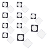 10PCS Coin Holder High Transparency Wear Resistant Environmental Acrylic Quadrate Coin Case for Coin Collection - Extra Image