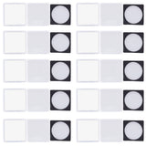 10PCS Coin Holder High Transparency Wear Resistant Environmental Acrylic Quadrate Coin Case for Coin Collection