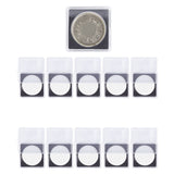 10PCS Coin Holder High Transparency Wear Resistant Environmental Acrylic Quadrate Coin Case for Coin Collection