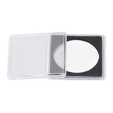 10PCS Coin Holder High Transparency Wear Resistant Environmental Acrylic Quadrate Coin Case for Coin Collection