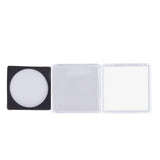 10PCS Coin Holder High Transparency Wear Resistant Environmental Acrylic Quadrate Coin Case for Coin Collection