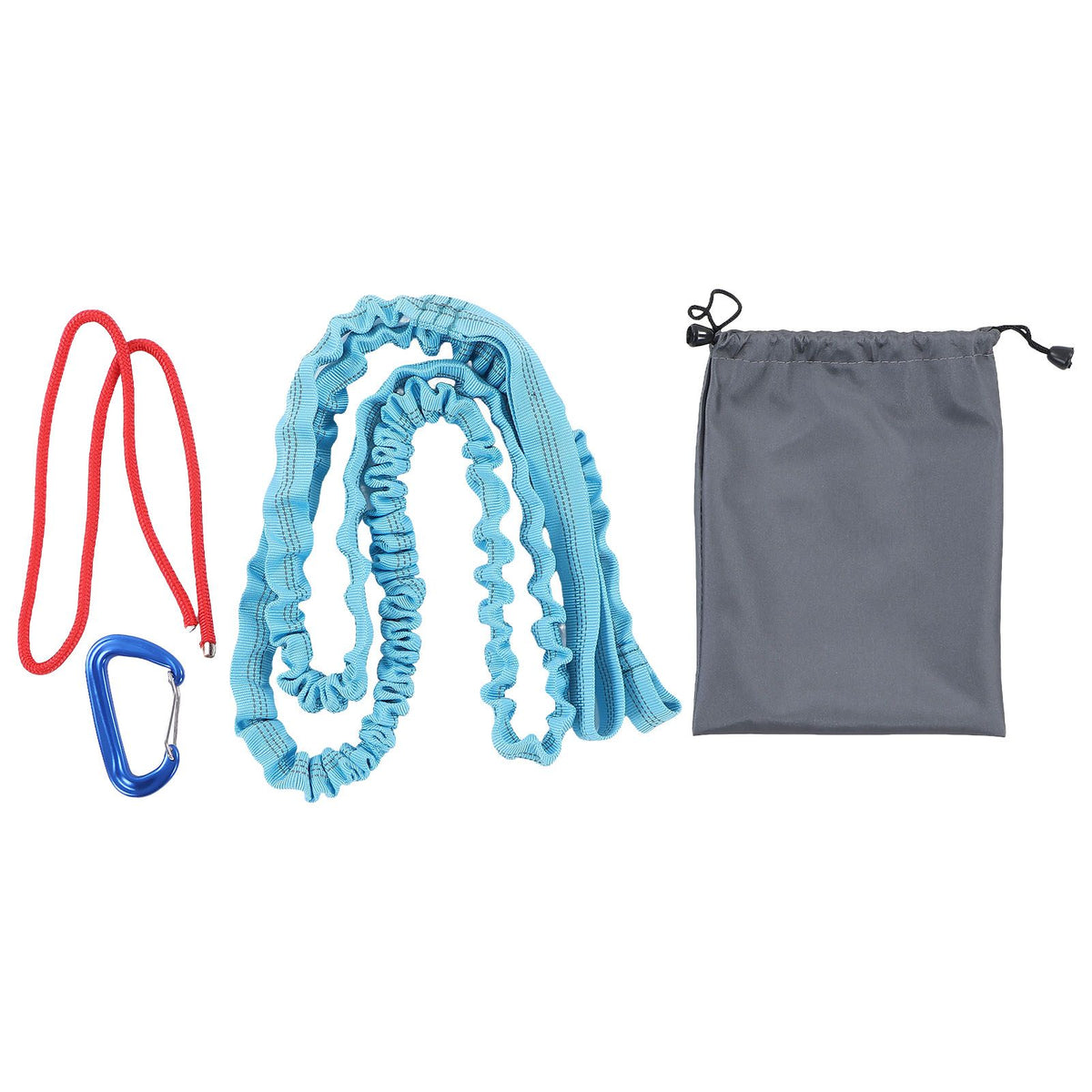 Bicycle Tow Rope Wear Resistant Shock Absorption Resilient Practical Tow Leash with Buckle Compatible with Any Bicycle