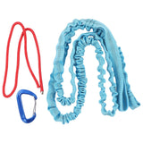 Bicycle Tow Rope Wear Resistant Shock Absorption Resilient Practical Tow Leash with Buckle Compatible with Any Bicycle - Front View