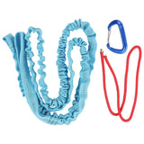 Bicycle Tow Rope Wear Resistant Shock Absorption Resilient Practical Tow Leash with Buckle Compatible with Any Bicycle - 45-Degree Angle