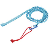 Bicycle Tow Rope Wear Resistant Shock Absorption Resilient Practical Tow Leash with Buckle Compatible with Any Bicycle - Rear View
