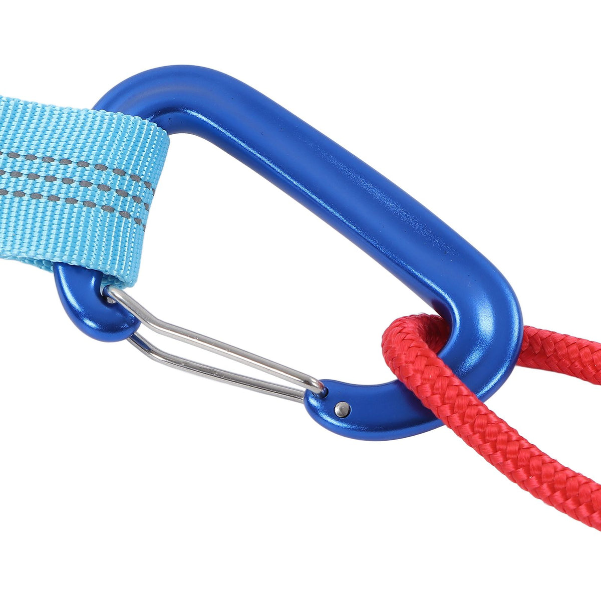 Bicycle Tow Rope Wear Resistant Shock Absorption Resilient Practical Tow Leash with Buckle Compatible with Any Bicycle