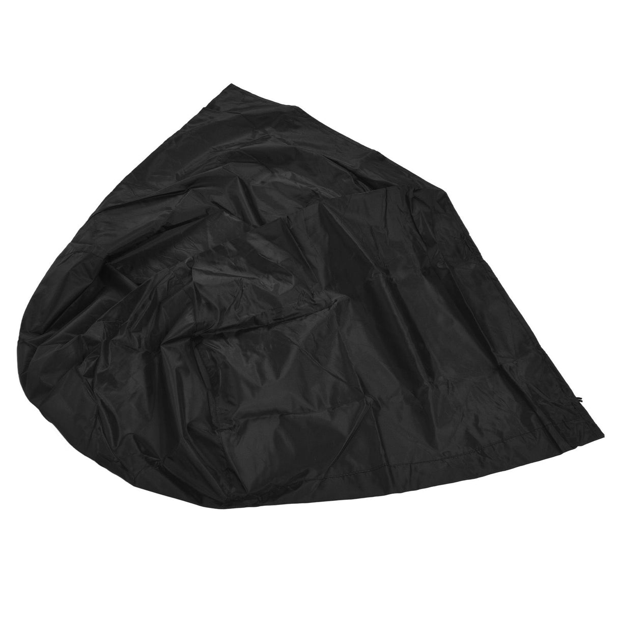 Fire Pit Cover Round Black Waterproof Dustproof Polyester Fiber Firepit Cover for Home Outdoor