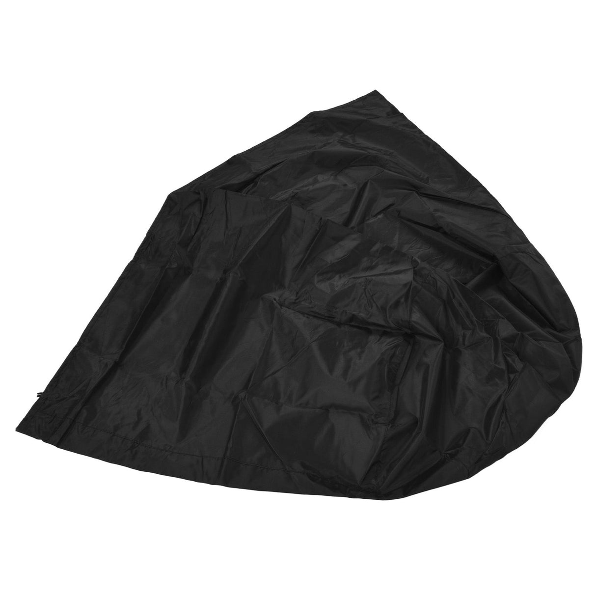 Fire Pit Cover Round Black Waterproof Dustproof Polyester Fiber Firepit Cover for Home Outdoor