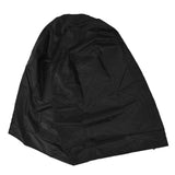 Fire Pit Cover Round Black Waterproof Dustproof Polyester Fiber Firepit Cover for Home Outdoor