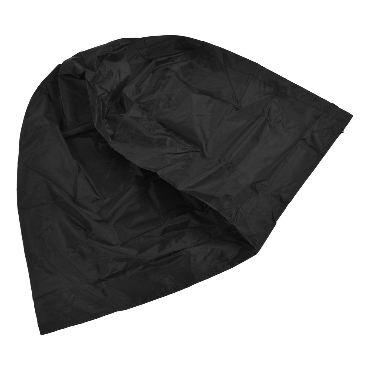 Fire Pit Cover Round Black Waterproof Dustproof Polyester Fiber Firepit Cover for Home Outdoor