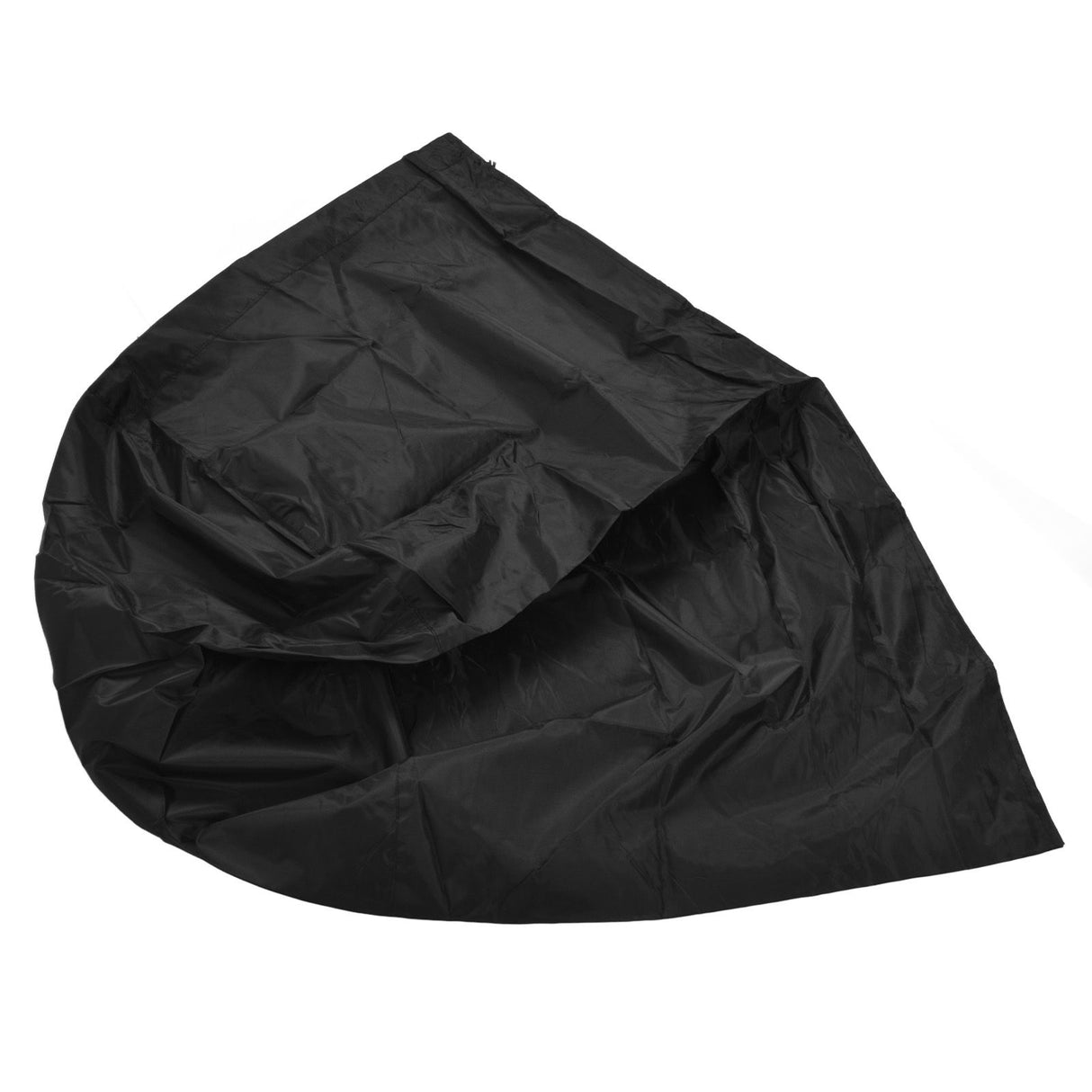 Fire Pit Cover Round Black Waterproof Dustproof Polyester Fiber Firepit Cover for Home Outdoor