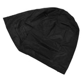 Fire Pit Cover Round Black Waterproof Dustproof Polyester Fiber Firepit Cover for Home Outdoor