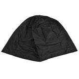 Fire Pit Cover Round Black Waterproof Dustproof Polyester Fiber Firepit Cover for Home Outdoor - Extra Image