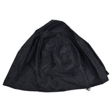 Fire Pit Cover Round Patio Outdoor Fireplace Cover Waterproof Dustproof UV Protection for All Seasons Black