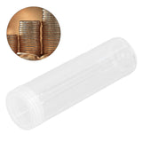Round Clear Coin Tube Plastic Coin Storage Tubes with Cushion Sponge for 25mm / 0.98in Coins Collection