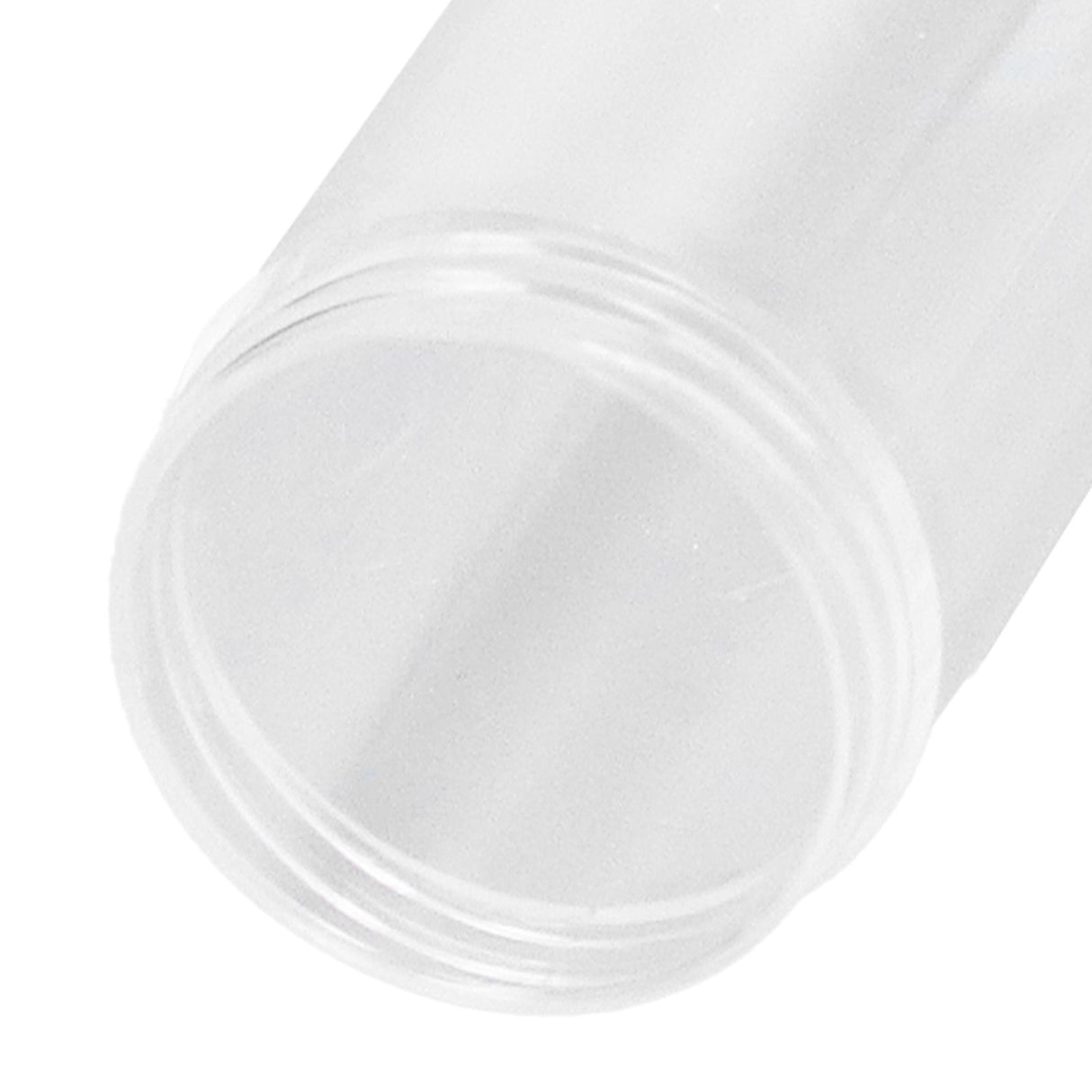 Round Clear Coin Tube Plastic Coin Storage Tubes with Cushion Sponge for 25mm / 0.98in Coins Collection